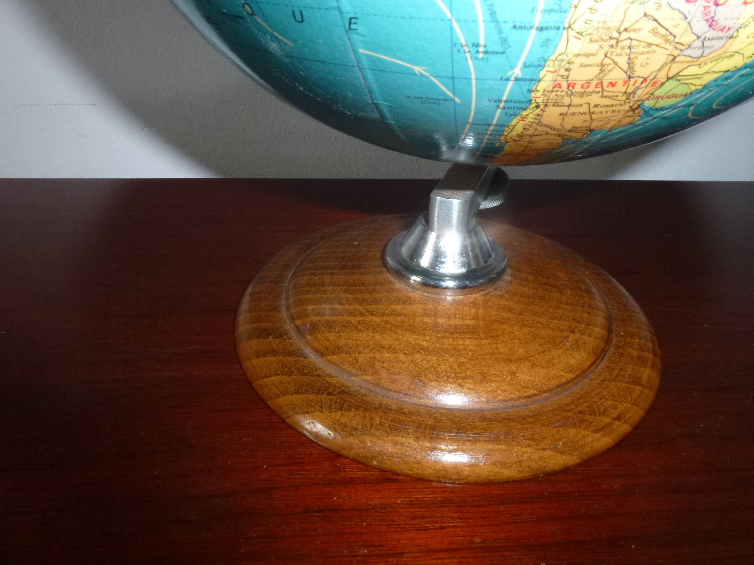 Globe World Map Taride 1978