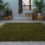 Handwoven Moroccan artisanal carpet