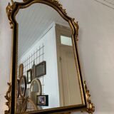 Vintage mirror in wood