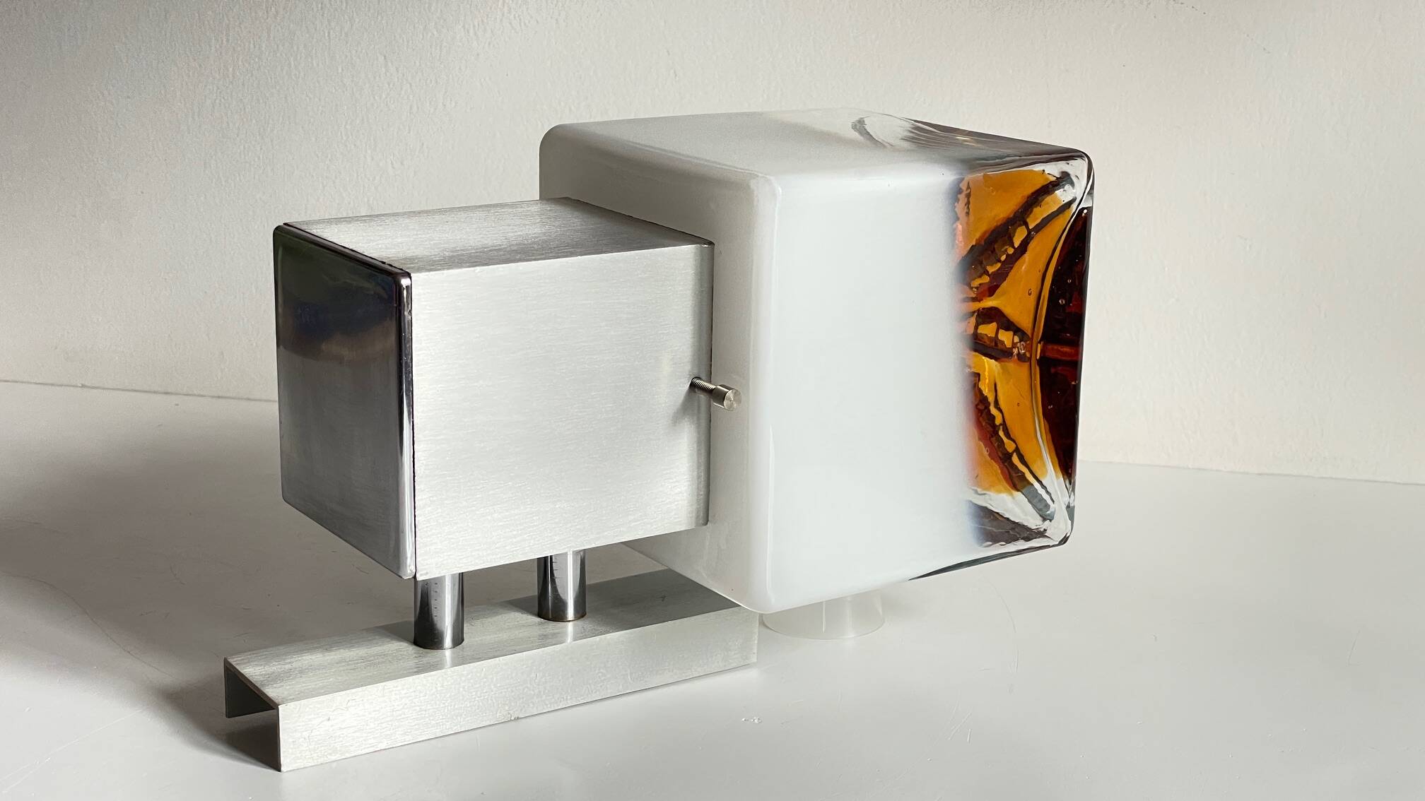 Space age style mazzega wall light