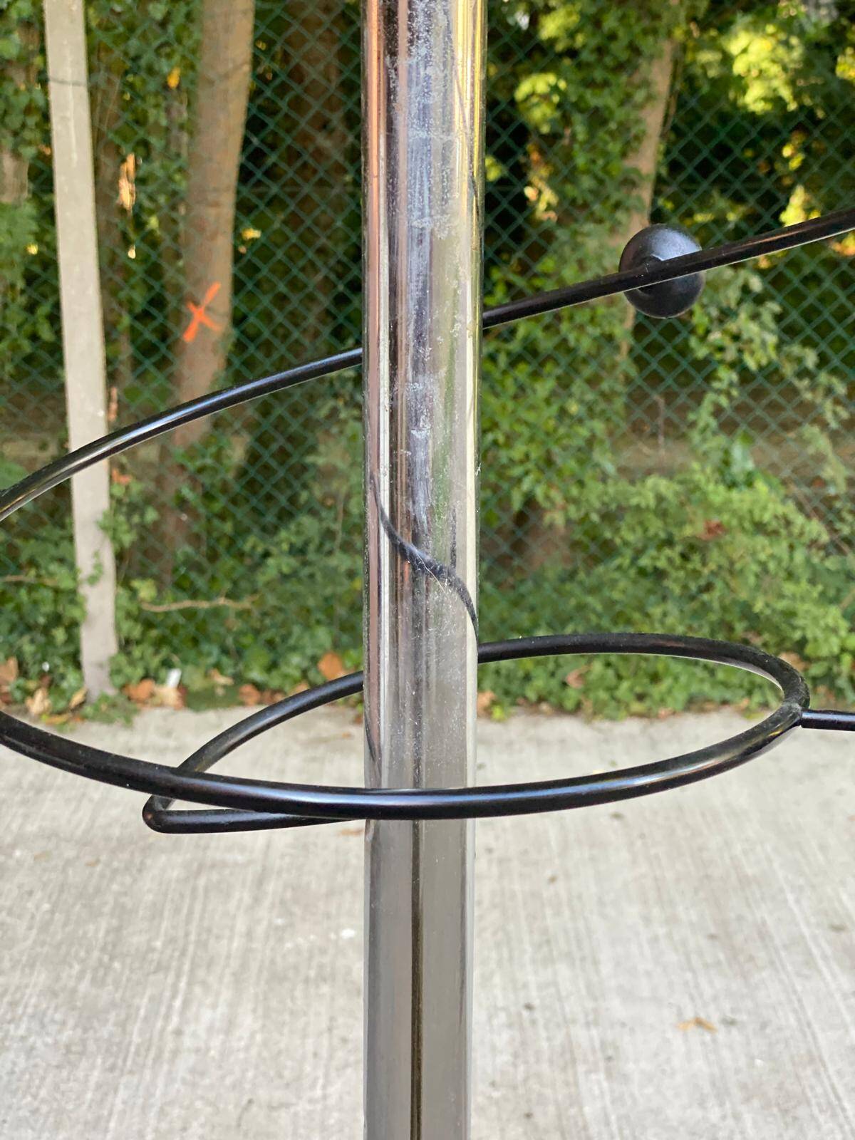 Vintage 1980s Spiral Parrot Coat Rack