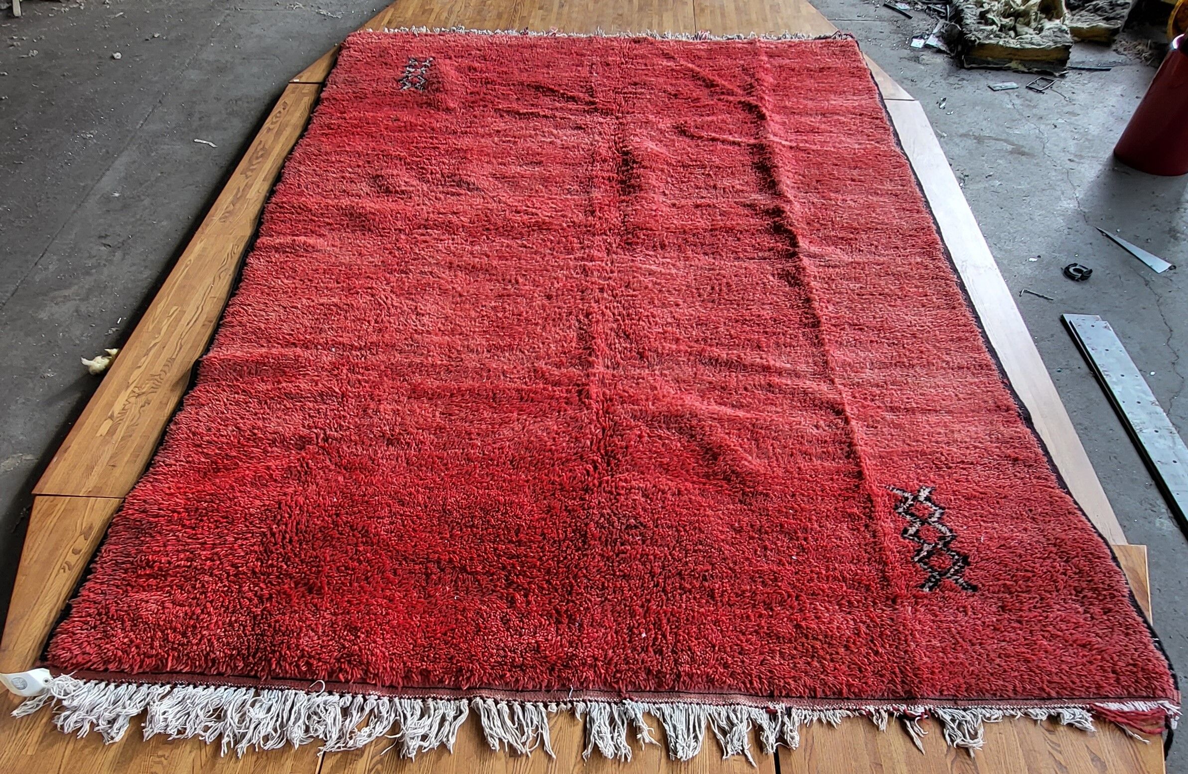 Vintage boujaad red carpet