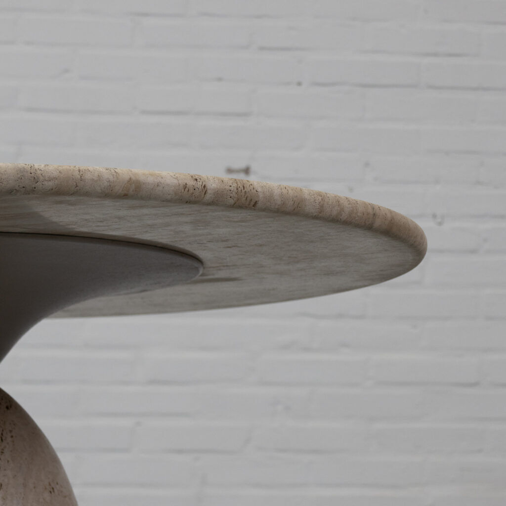 Travertin 'Finale' coffee table by Draenert 1970s