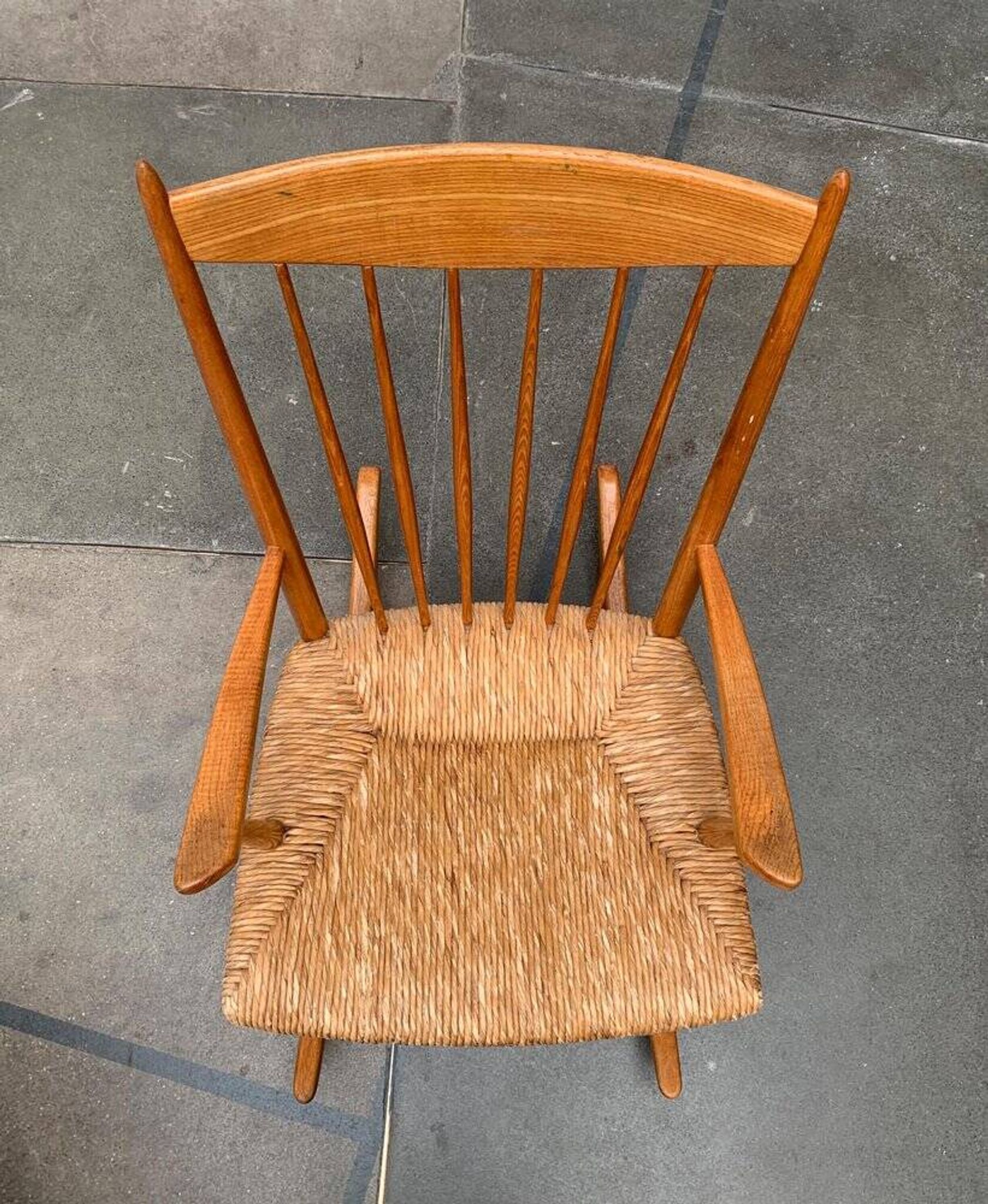 Mid-century Danish rocking chair