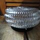 Ceiling lamp original globe molded glass tip star diamond