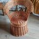 Fauteuil enfant ancien en rotin