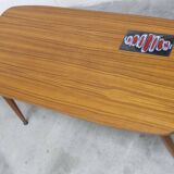 Nordic coffee table 1960 teak ceramic