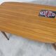 Table basse nordique 1960 teck céramique