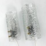 Pair of Swedish sconces 8493 Carl Fagerlund for Orrefors, 1960s