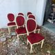 Velvet medallion chairs