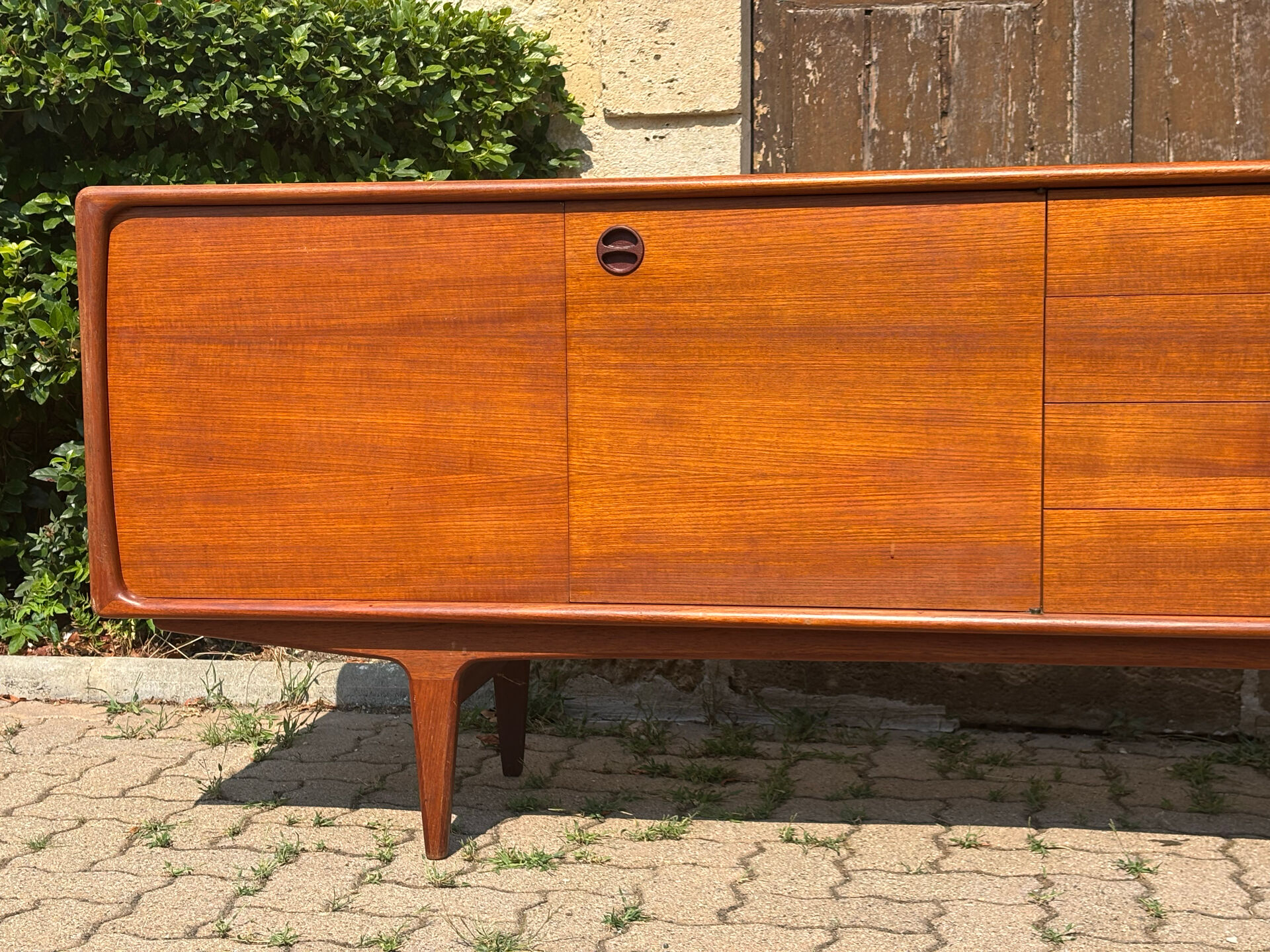 Vintage Scandinavian teak enfilade – 1960s/70s