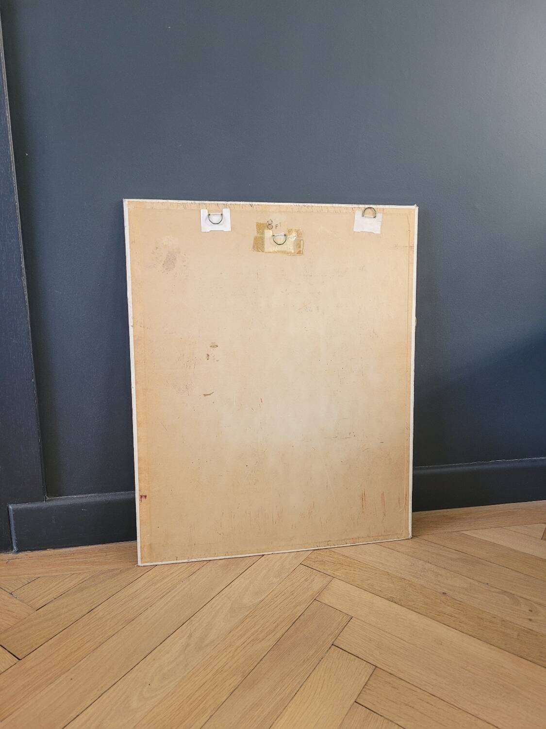 Oil painting on canvas bouquet signed A Parisis