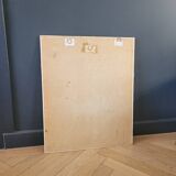 Tableau huile sur toile bouquet signé A Parisis