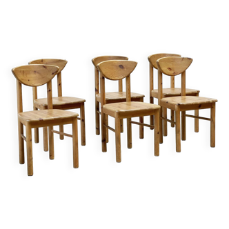Ensemble de six chaises à repas de Rainer Daumiller