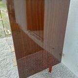 Vintage chest of drawers with spindle feet, mirror effect