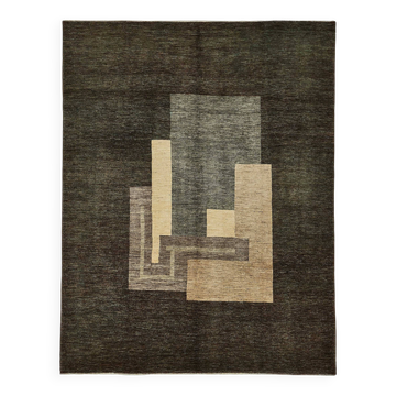 Tapis Oushak en laine noué à la main turc 244 cm x 310 cm