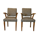 Pair armchairs