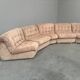 Vintage XXL round modular sofa, 1970s