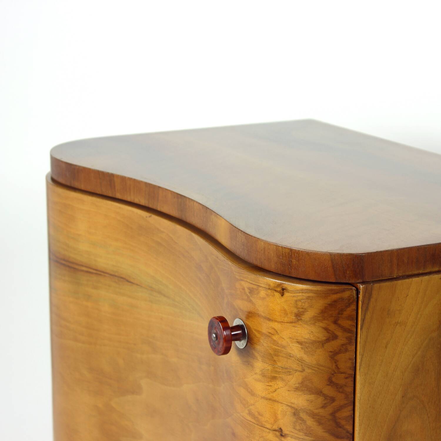 Art Deco Bedside Tables By Jindřich Halabala For Up Závody, 1930s