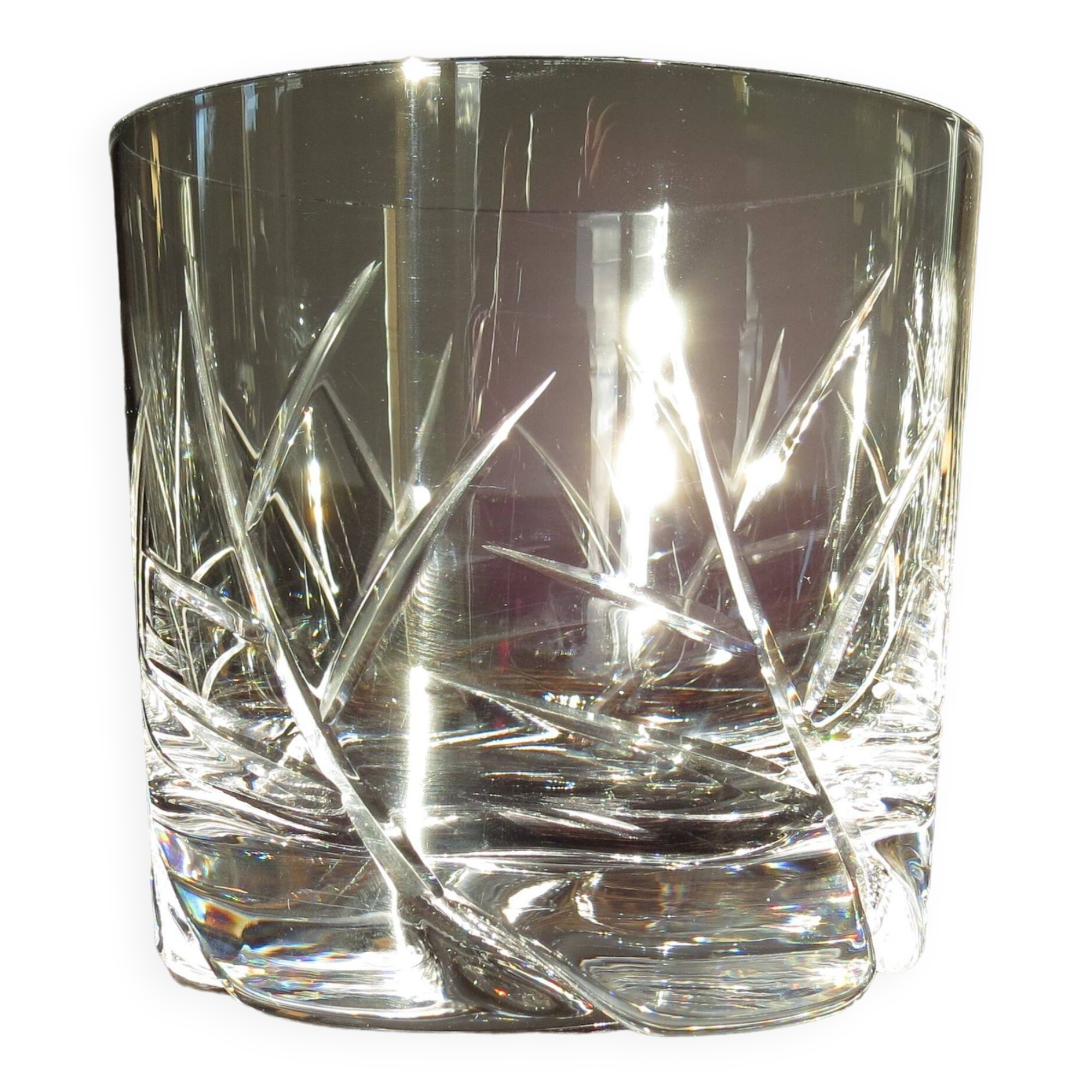 Daum crystal whiskey glasses