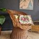 Rattan armchair