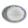 Round, shallow ceramic salad bowl from Saint Amand