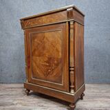 small side table or chest of drawers in marquetry, Napoléon III style