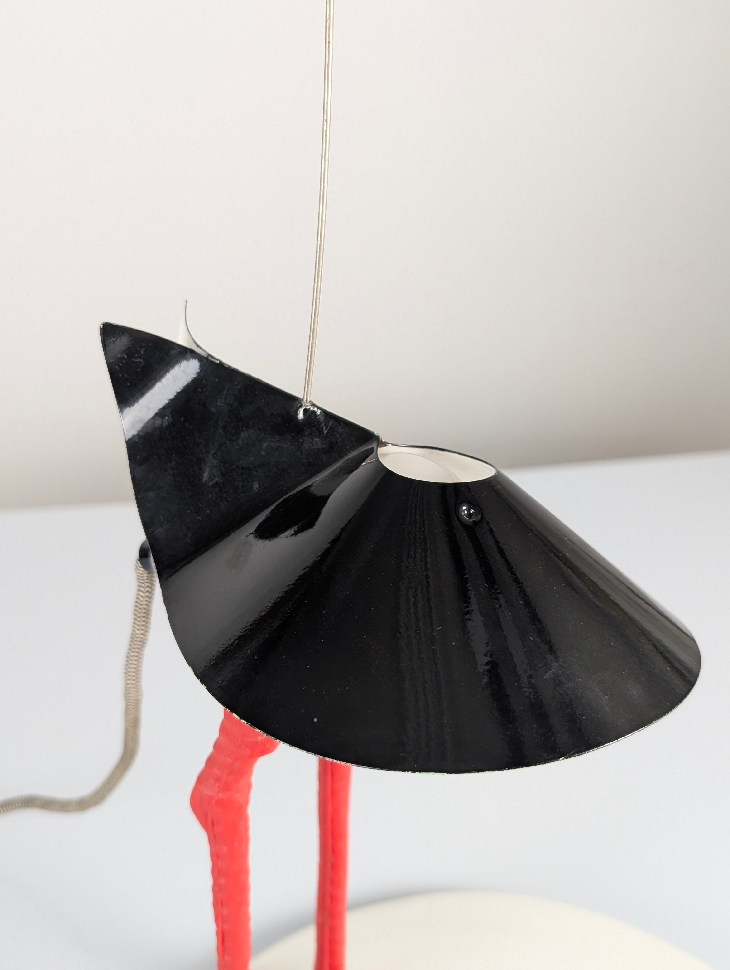 Bibibibi table lamp by Ingo Maurer signed, 1980s