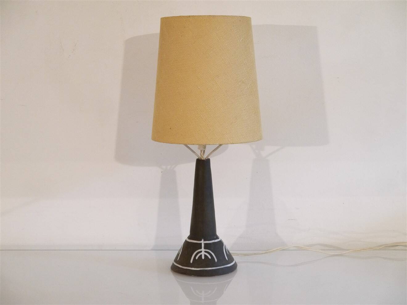 Danish ceramic lamp 1960