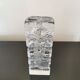 Vase pique fleur bougeoir en verre  style brutaliste Vintage