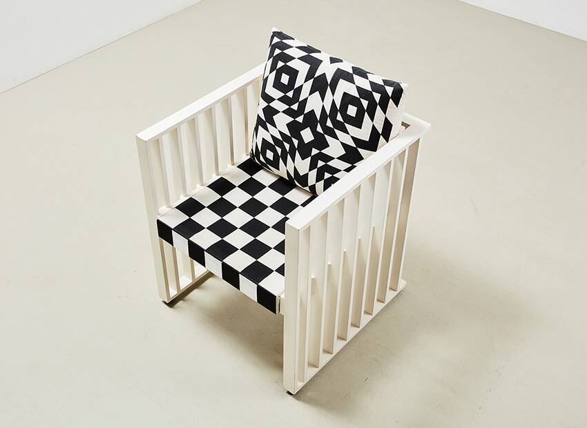 Josef Hoffmann 'Purkersdorf' Armchair for Wittmann Austria 1905/1980s