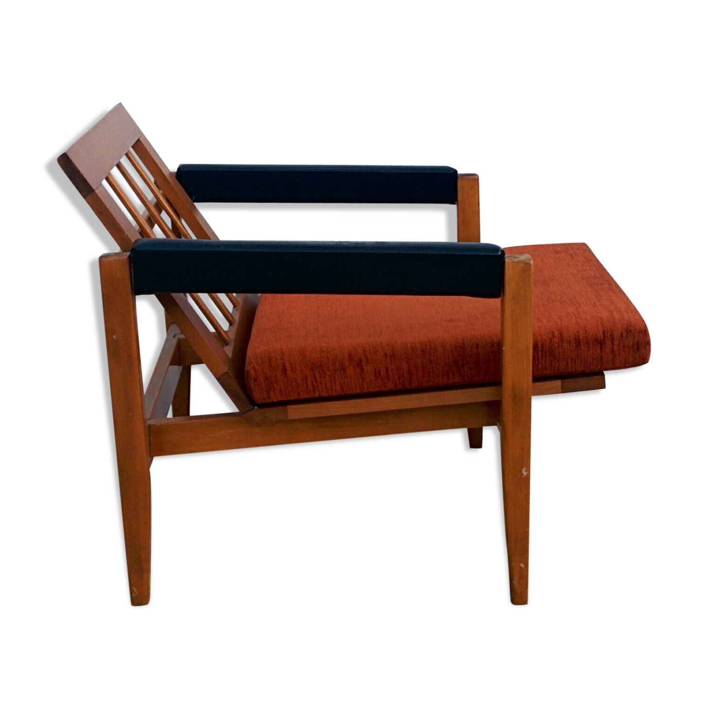 Fauteuil vintage à barreaux