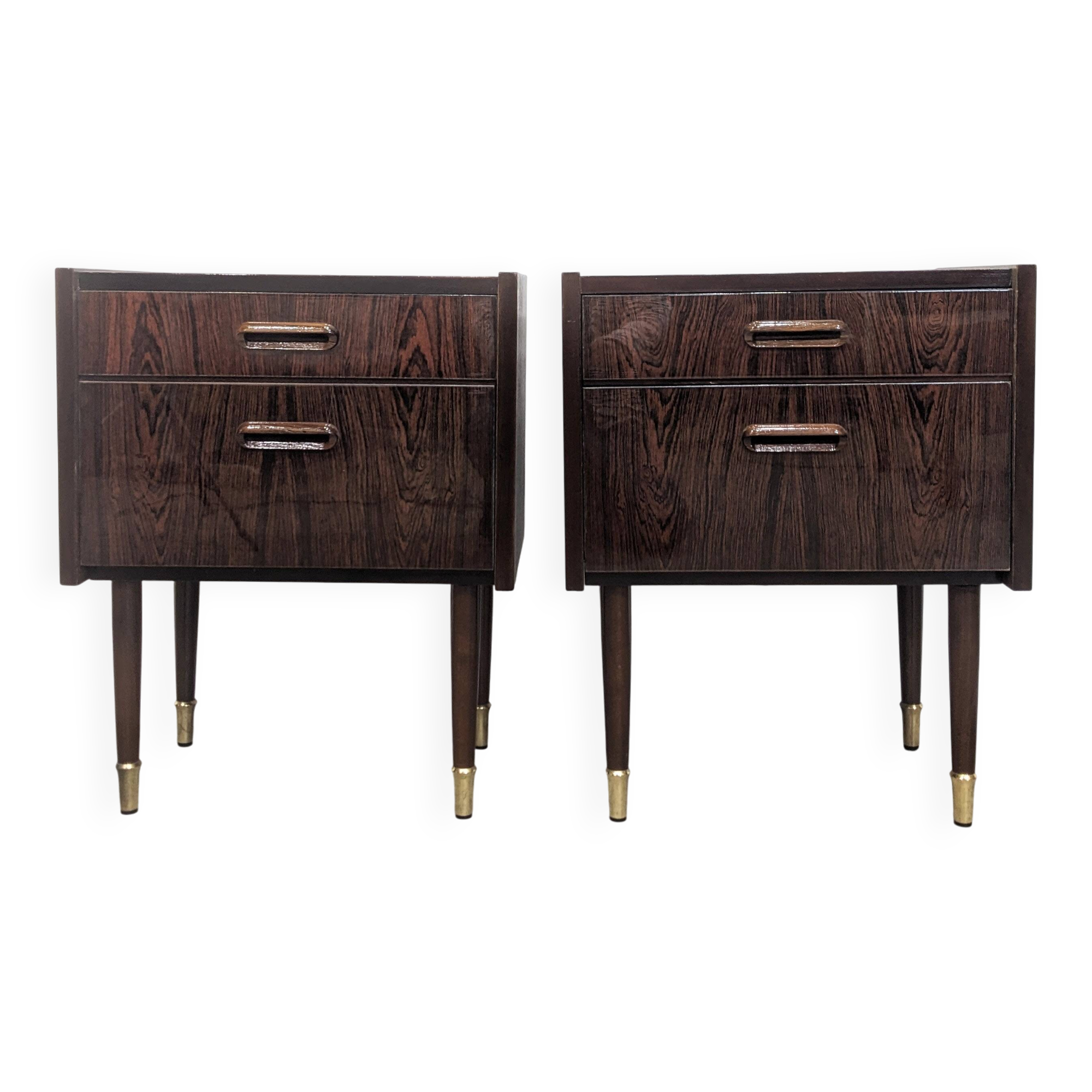 Table de nuit vintage Palissandre