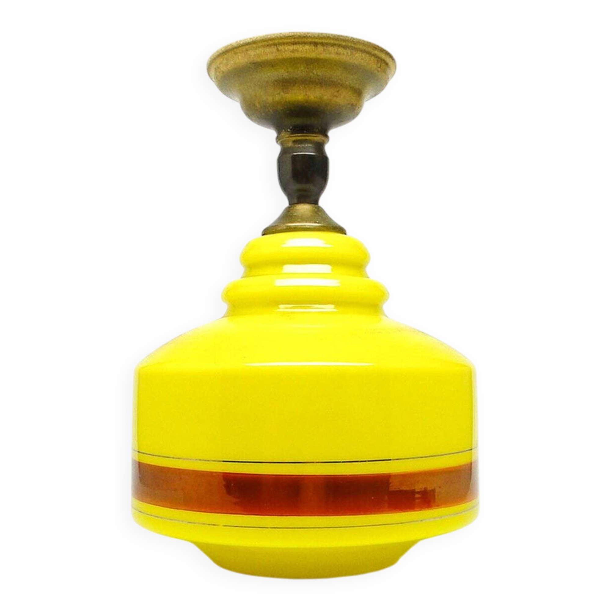 Art Deco pendant lamp, Poland, 1970s