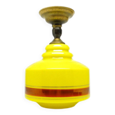 Lampe suspendue Art Déco, Pologne, années 1970