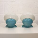 Pair of bathroom wall lamps *** Stig Carlsson *** model 6030 IFÖ