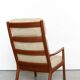 Mid-Century "Senator" Highback Chair by Ole Wanscher for Peter Jeppesen