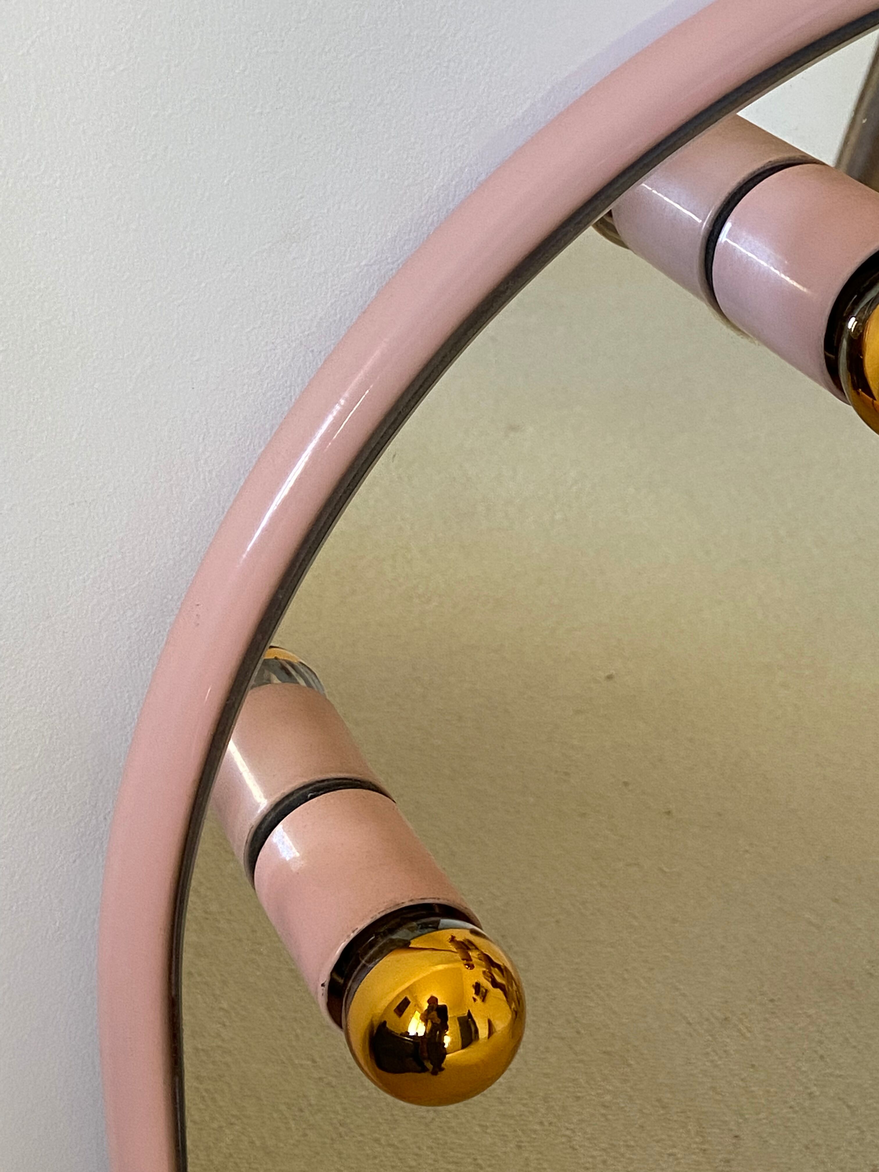 Bright bathroom mirror 80s