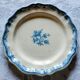 Large white and blue Marseille earthenware plate