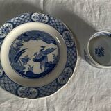 Butter dish and plate, Old Chelsea Furnivals
