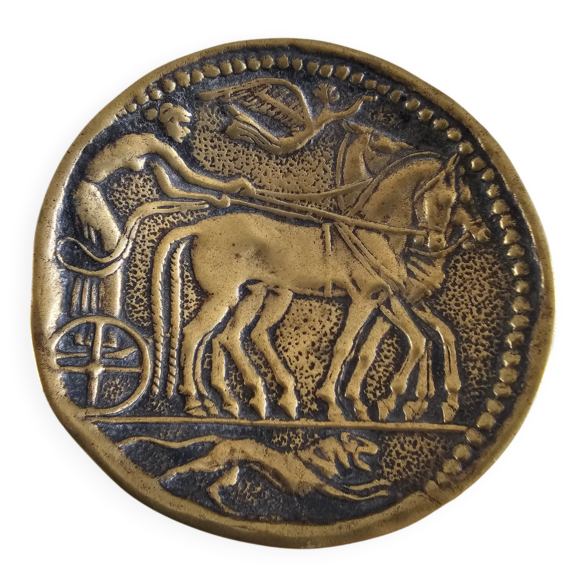 Sculpture and bronze - Max Le Verrier ashtray