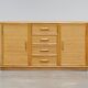 French vintage rattan sideboard 1970