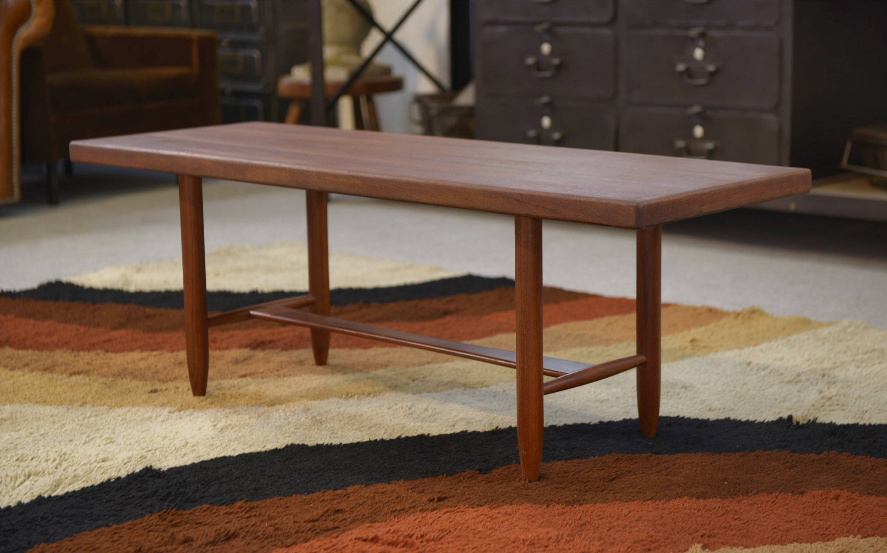 Scandinavian teak coffee table from the 1960s.
