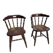 4 western-style bistro chairs in beech wood