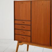 Buffet danois en teck et acajou, années 1950