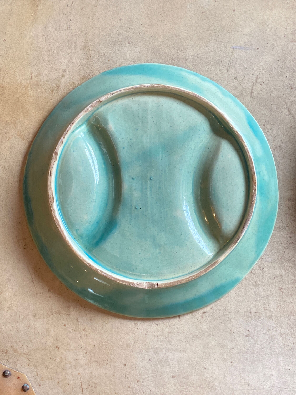 5 asparagus plates in slip