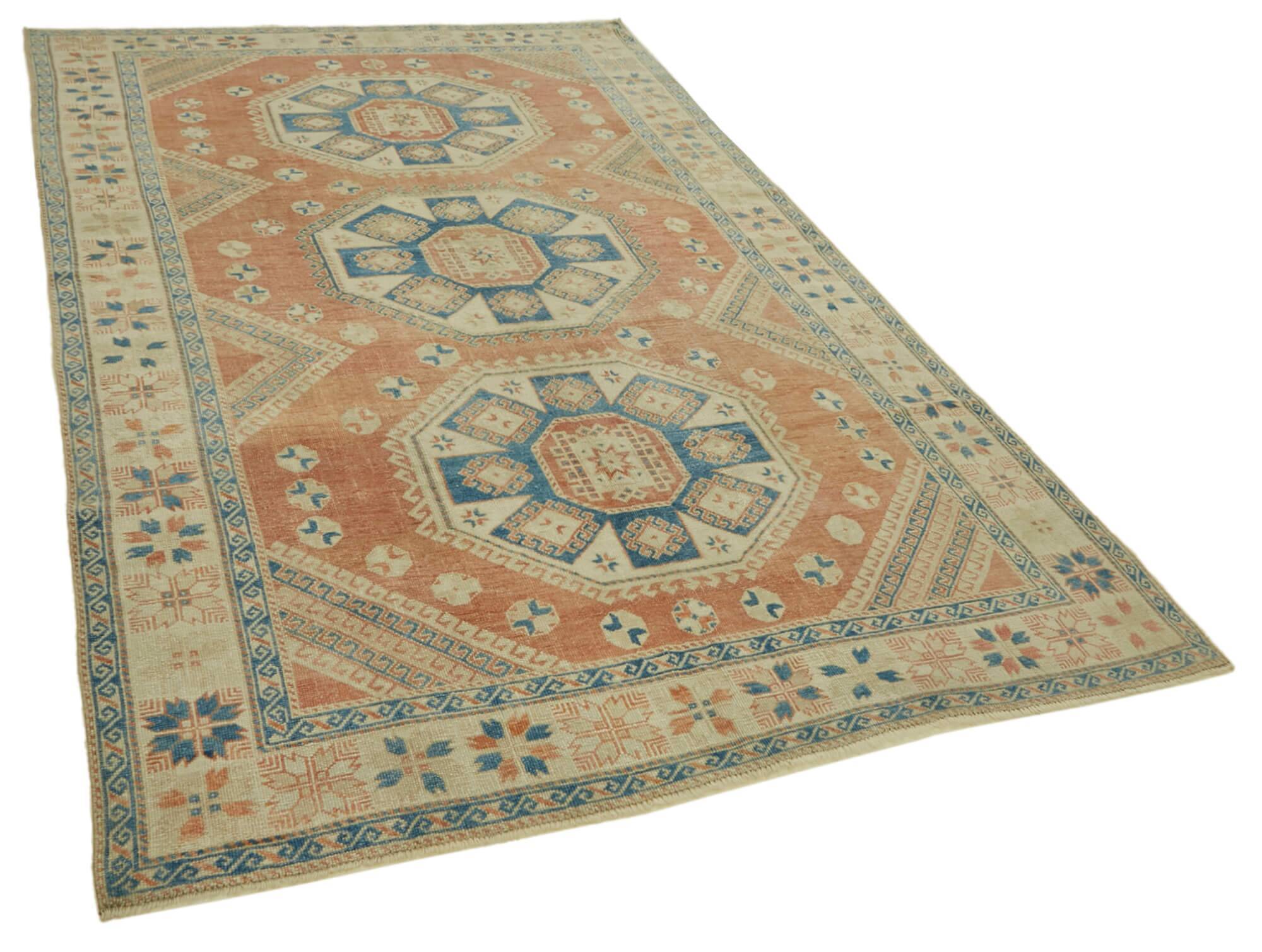Turkish Vintage Anatolian Rug 191 cm x 299 cm