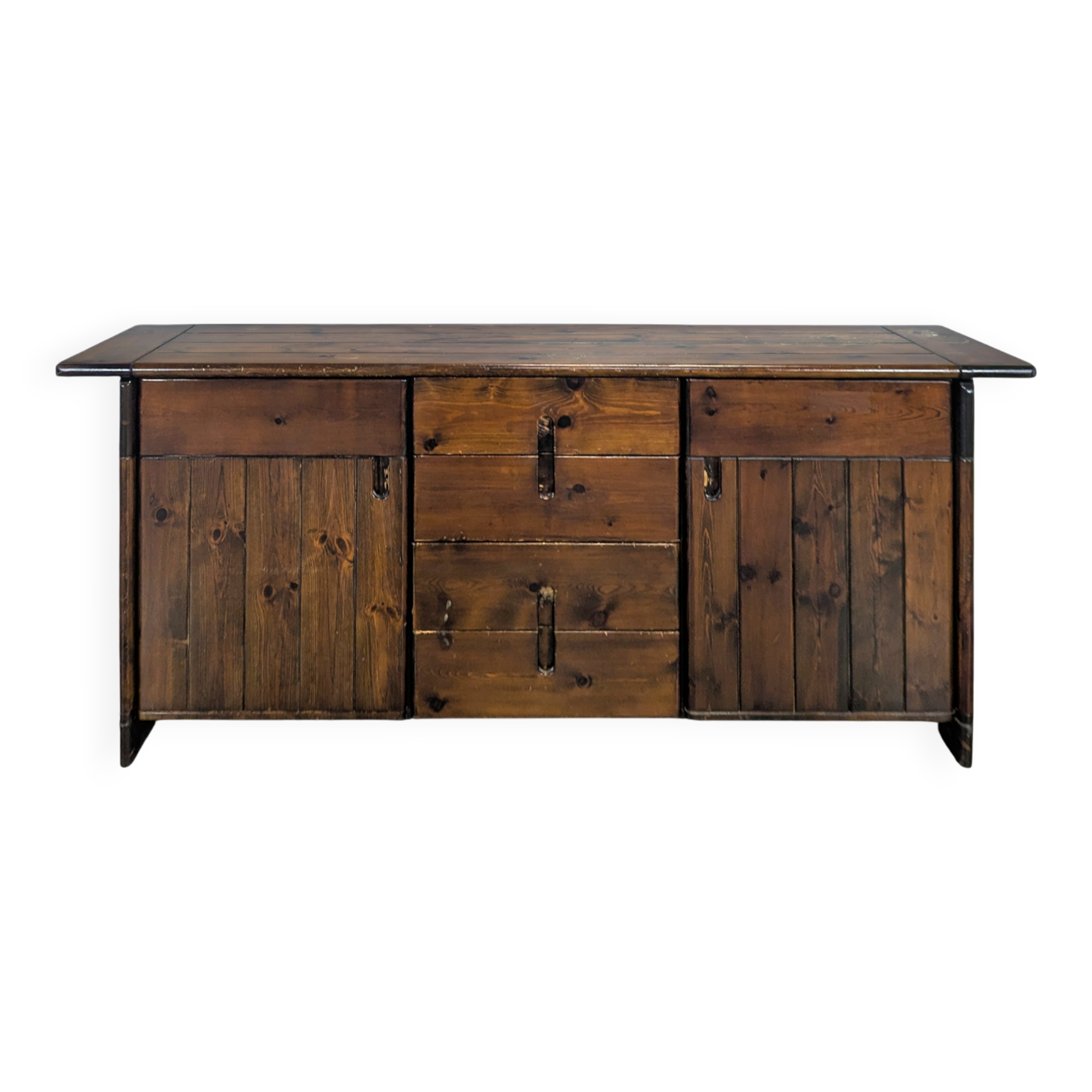 Enfilade in solid pine by Silvio Coppola