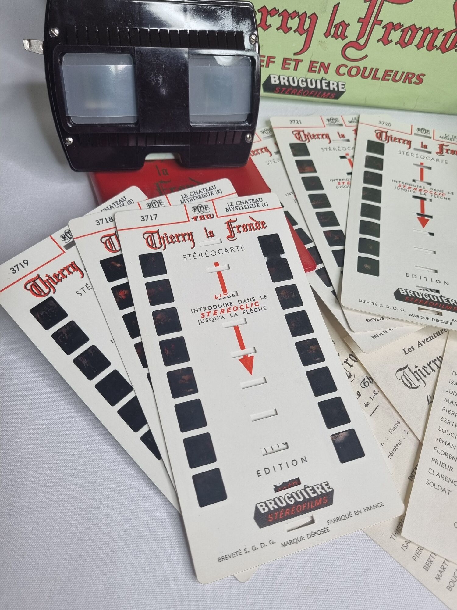 Box set "Thierry La Fronde" published by the ORTF, 60s