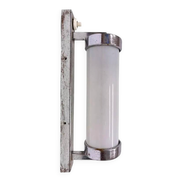 Chrome Design Bauhaus Wall Lamp, 1930s - Czechoslovakia